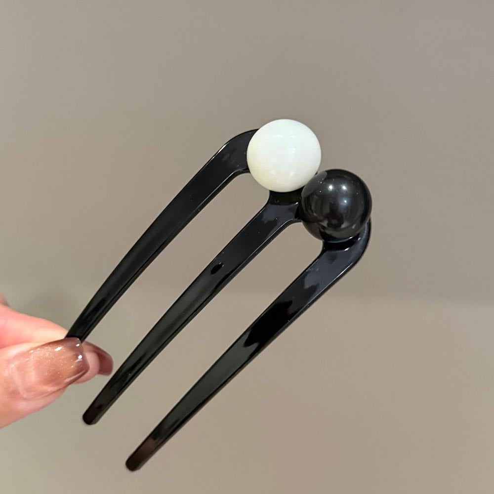 Vintage Beads Updo Bun Maker Hair Comb Hairpins