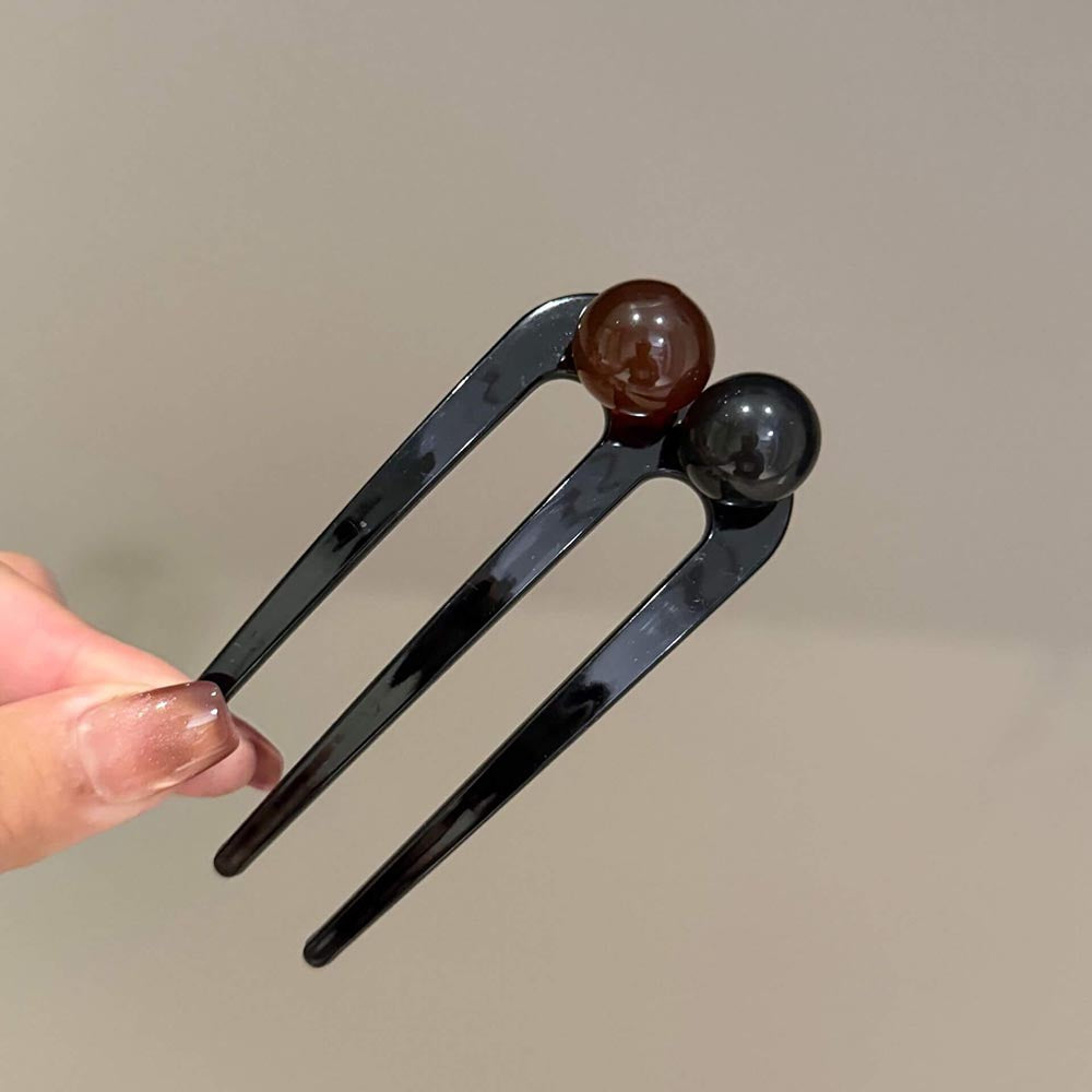 Vintage Beads Updo Bun Maker Hair Comb Hairpins