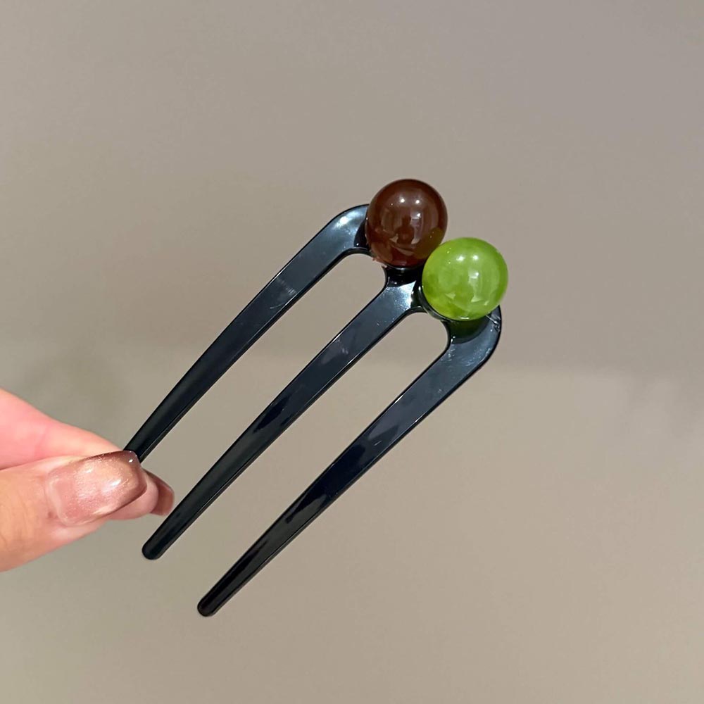 Vintage Beads Updo Bun Maker Hair Comb Hairpins