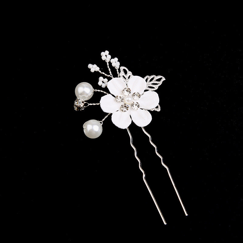 Wedding Bridal Silver Leaves Flower Hair Combs