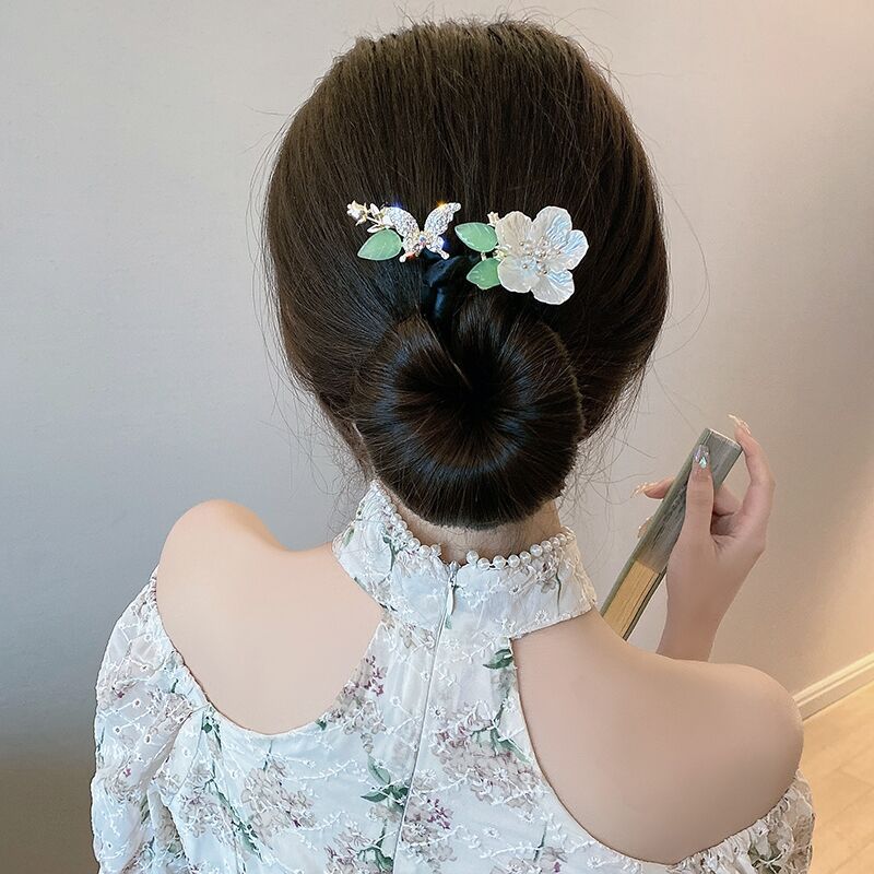 Flower Hair Bun Maker Updo Twist Hair Clips