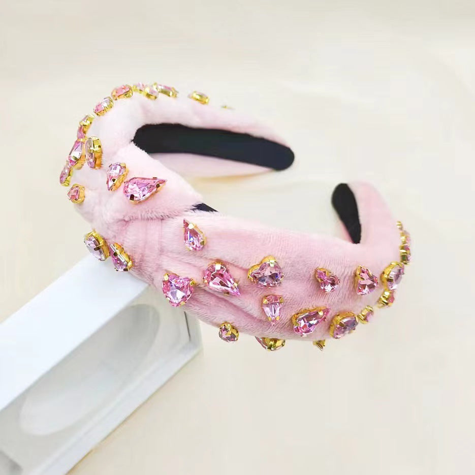 Stunning Handmade Crtstal Tied Headband