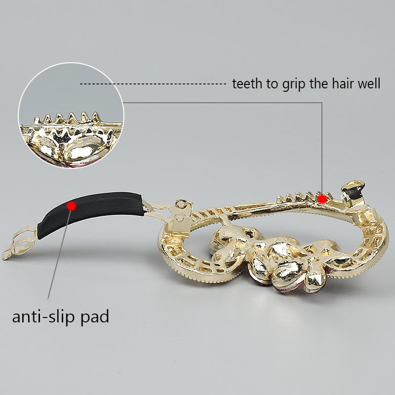 Stylish Crystal Spring Hair Clips