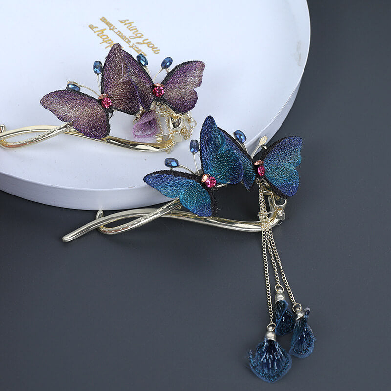 Vintage Butterfly Hair Claw Twist Hair Clip