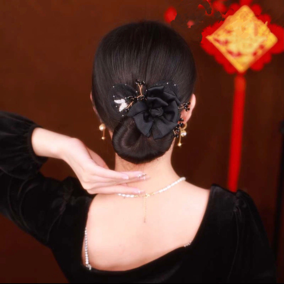 Rose Flower Easy Updo Hairstyle Maker Twist Clip