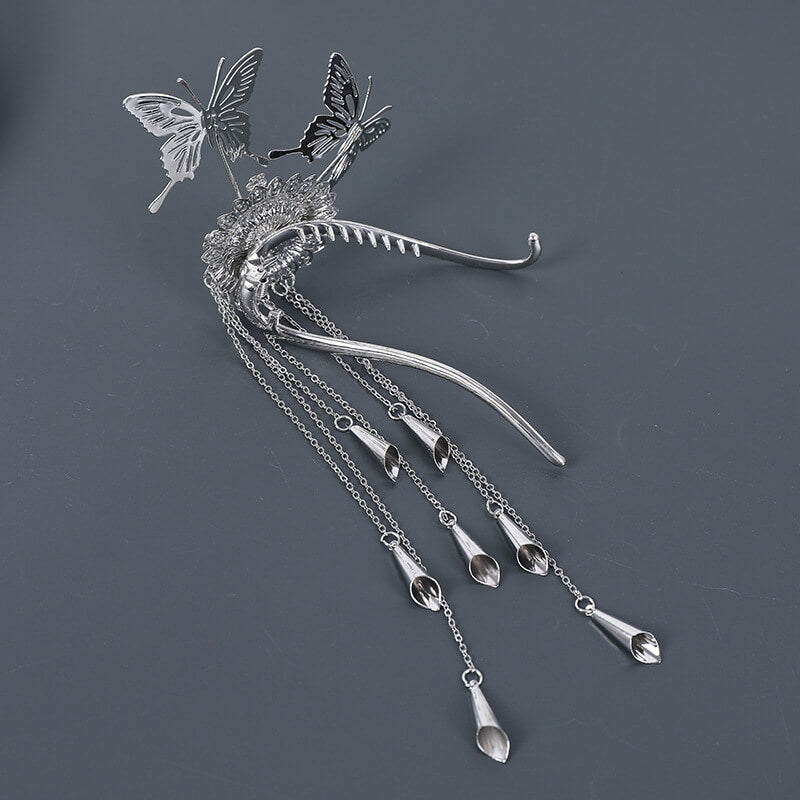 Wind Chime Tassel Twist Hair Clip