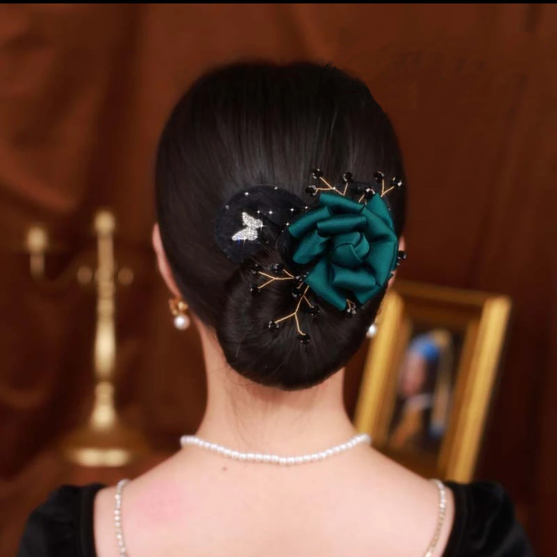 Rose Flower Easy Updo Hairstyle Maker Twist Clip